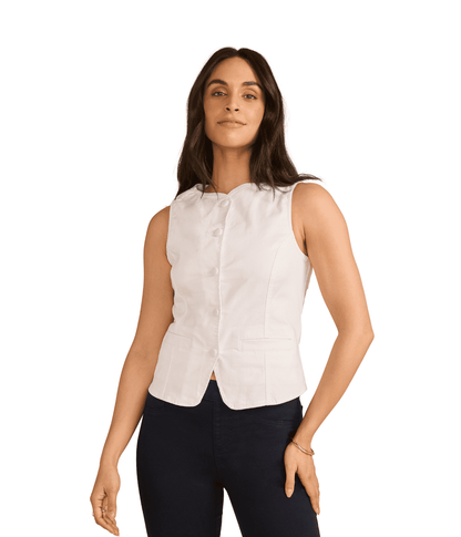 FDJ Button Front Vest