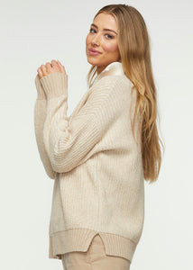 Zaket & Plover Zip Collar Sweater Style ZP5305U