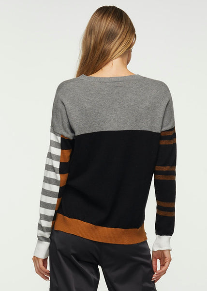 Zaket & Plover Eclectic Intarsia Sweater Style ZP5336U