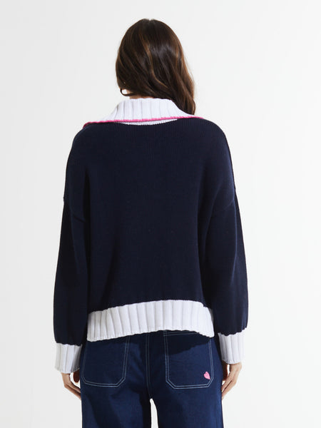 Zaket & Plover Collared Cardi, Style #ZP7419U