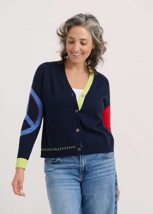 Zaket & Clover Peace Please Cardi, Style #ZP7538U
