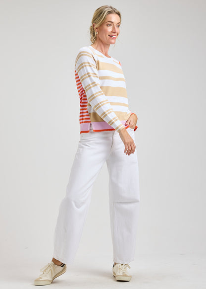 Zaket & Plover Crazy Stripe Top