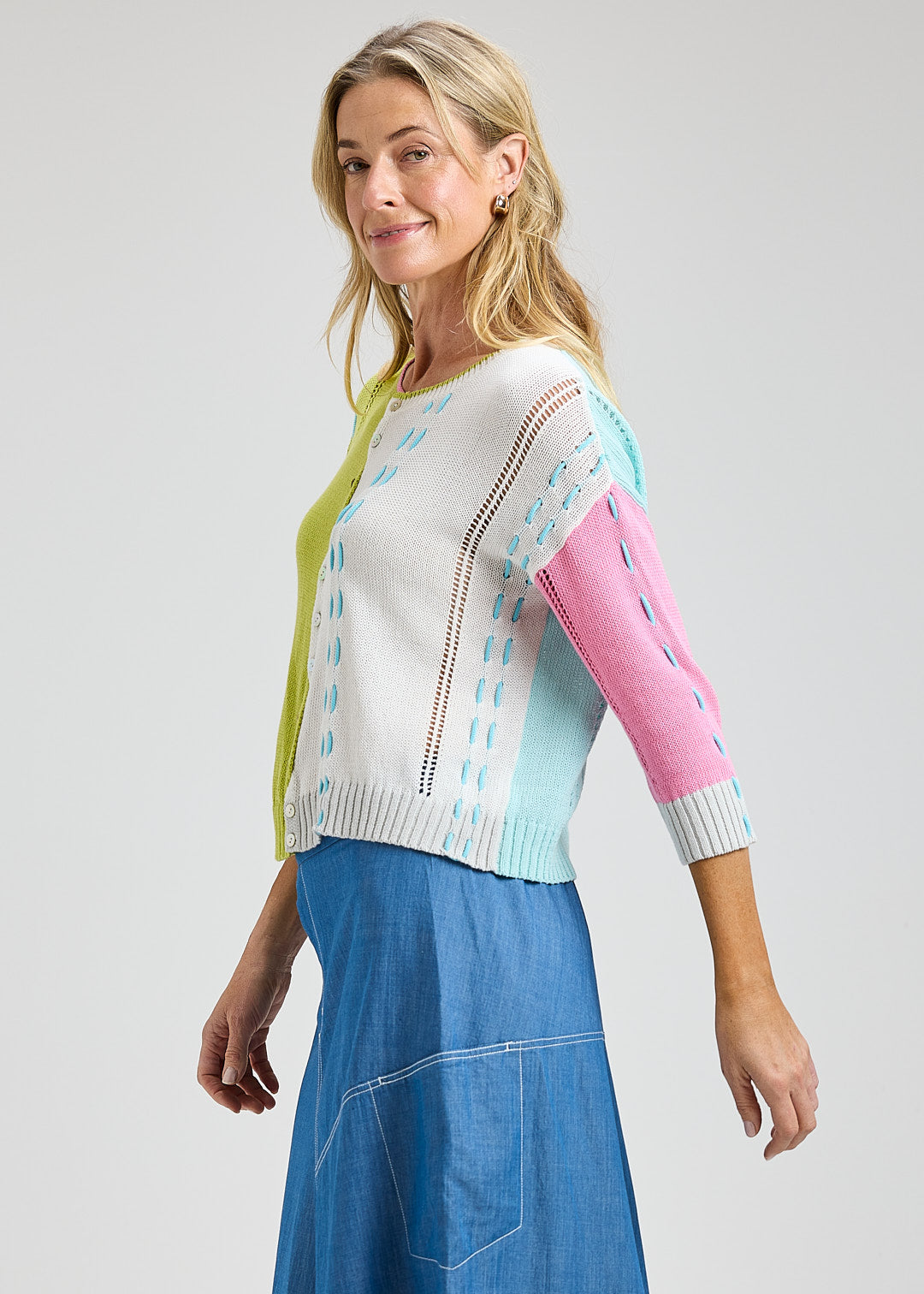 Zaket & Plover Thread Detail Cardi