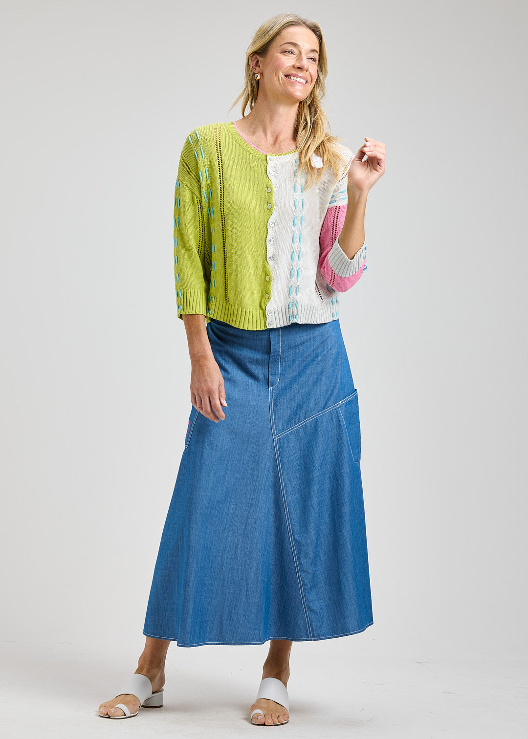 Zaket & Plover Thread Detail Cardi