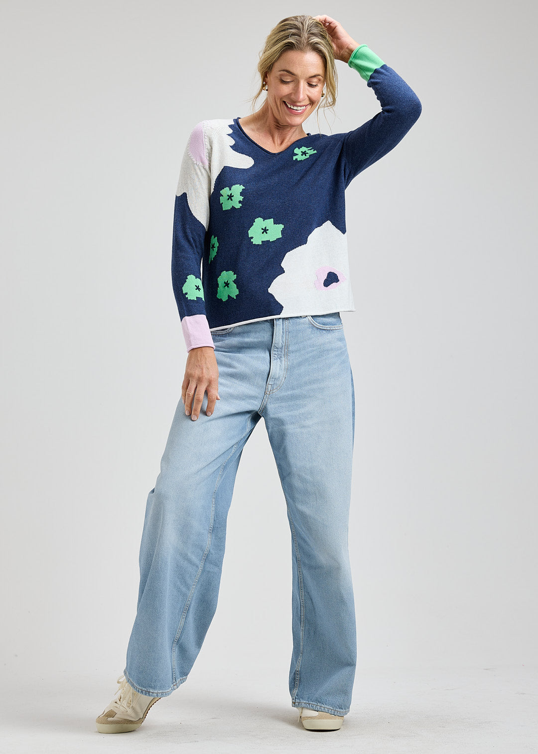 Zaket and Plover Garden Pond Sweater