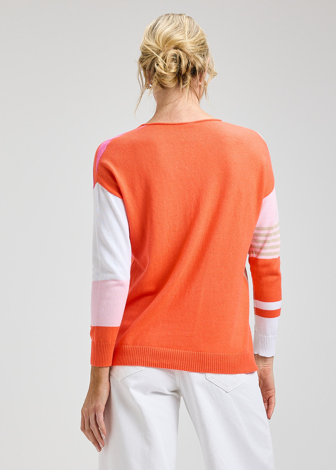 Zaket & Plover Contrast Stripe Vee