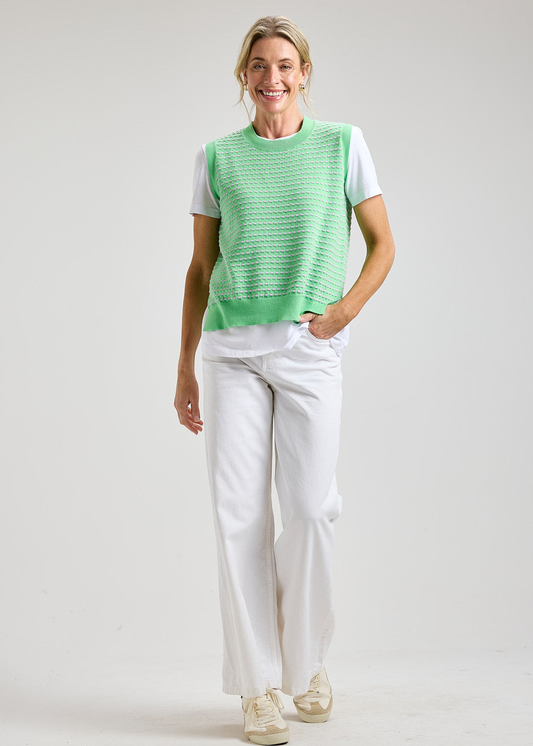 Zaket & Plover Textured Tank Top