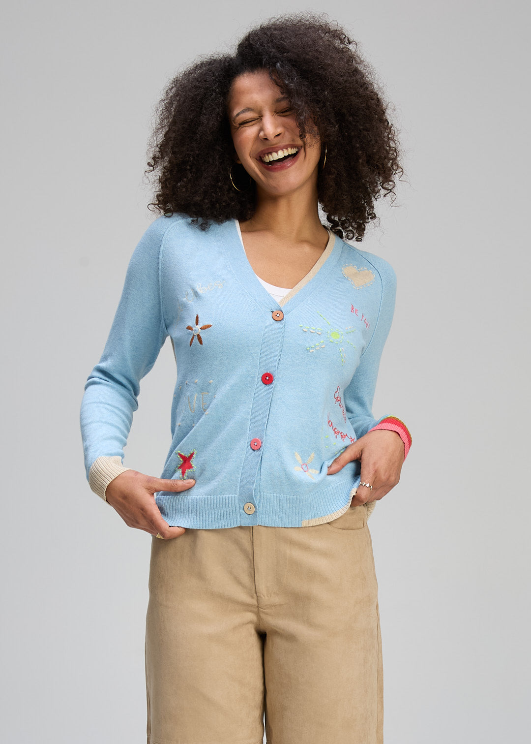 Zaket & Plover Good Vibes Cardi