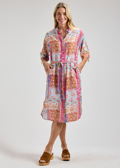 Zaket & Plover Print Shirt Dress