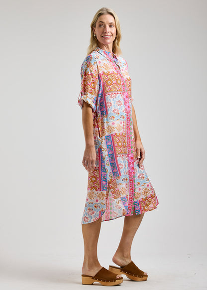 Zaket & Plover Print Shirt Dress