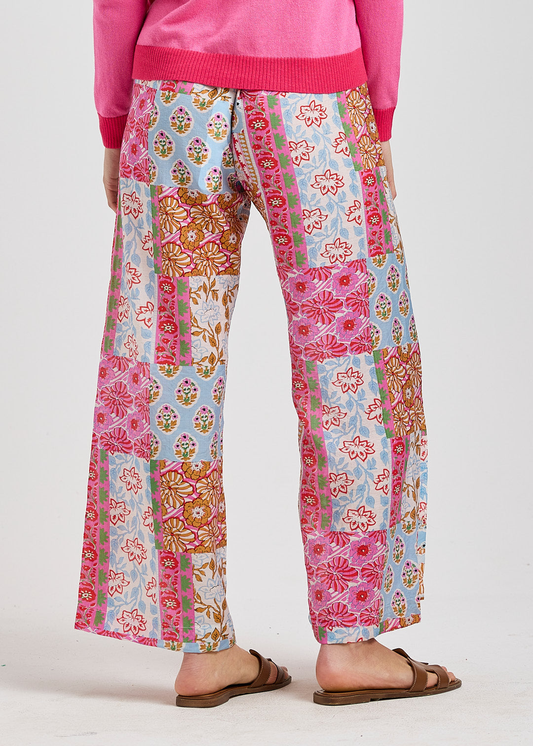 Zaket & Plover Citrus Bloom Print Pant