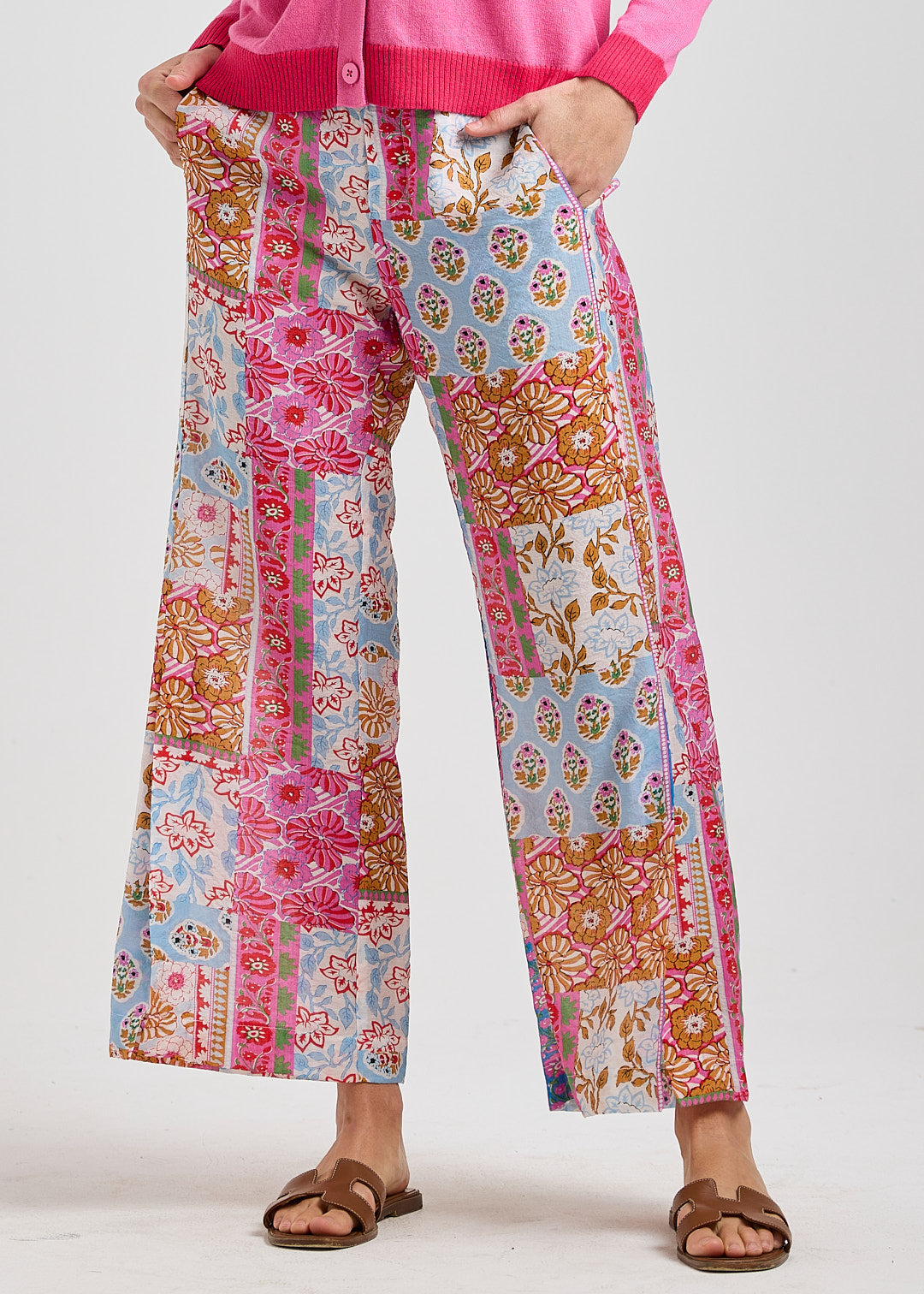 Zaket & Plover Citrus Bloom Print Pant