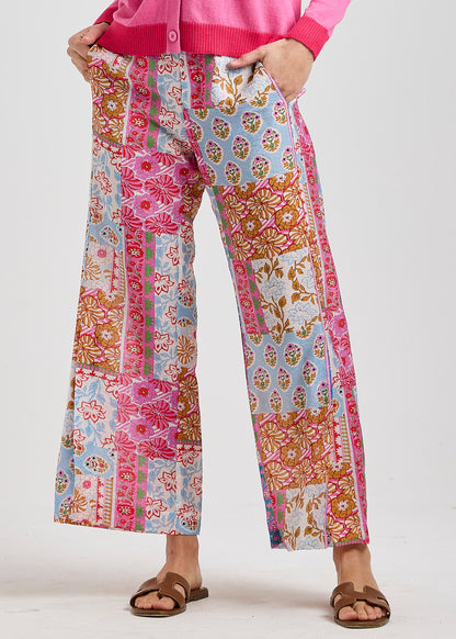 Zaket & Plover Citrus Bloom Print Pant