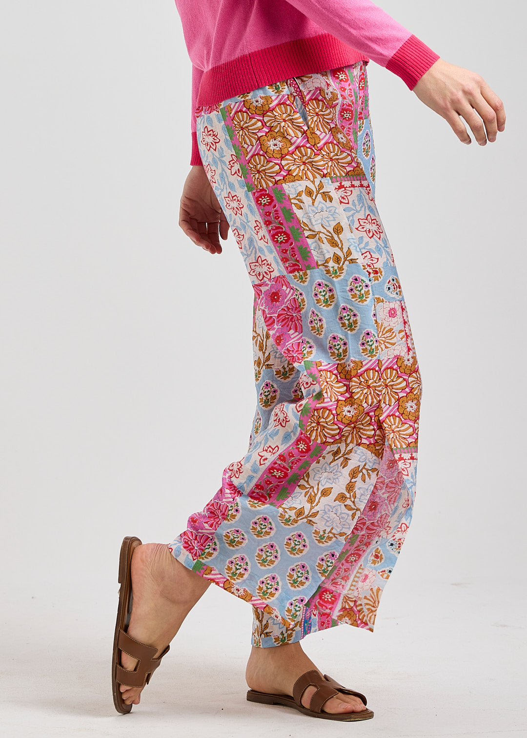 Zaket & Plover Citrus Bloom Print Pant