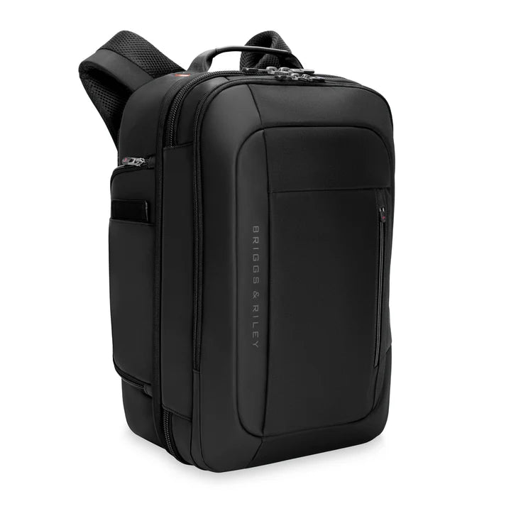 バッグ・カバンその他 Knob Wide Pocket Backpack Unisex ECCO® Round Pack Pebbled Leather Backpack | Black