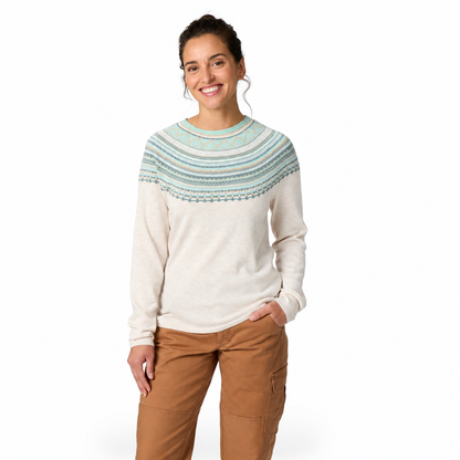 Royal Robbins Women’s Westlands Fairisle Crew Sweater
