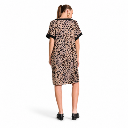 Joseph Ribkoff Silky Knit Animal Print Dress
