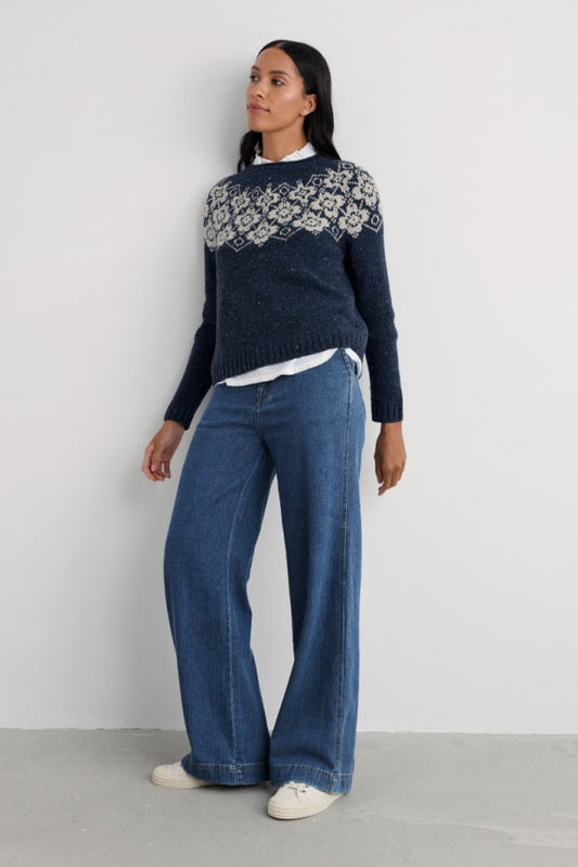 Seasalt Sennen Cove Wide Leg Jeans, Style WM39782