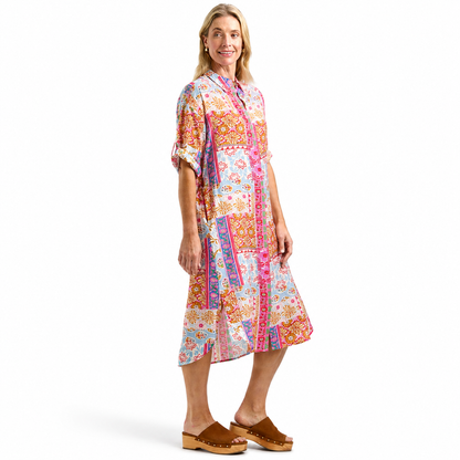 Zaket & Plover Print Shirt Dress