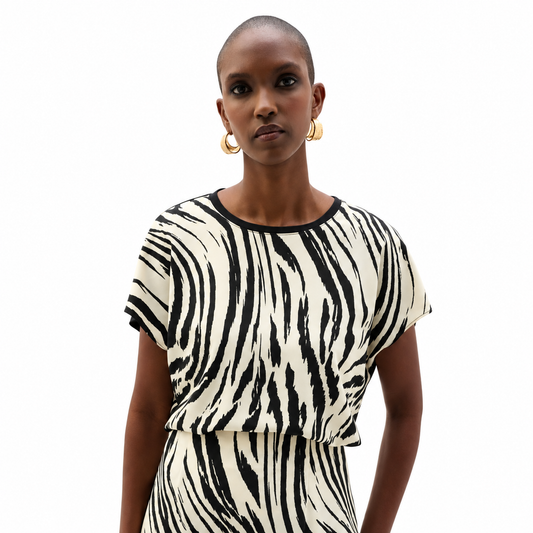 Joseph Ribkoff Animal Print Pullover, Style #262049