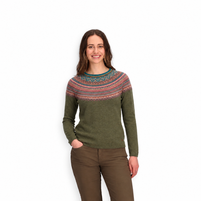 Royal Robbins Women’s Westlands Fairisle Crew Sweater