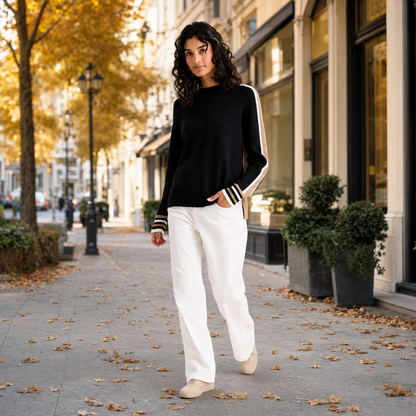 Zaket & Plover Two-Way Funnel Neck Sweater