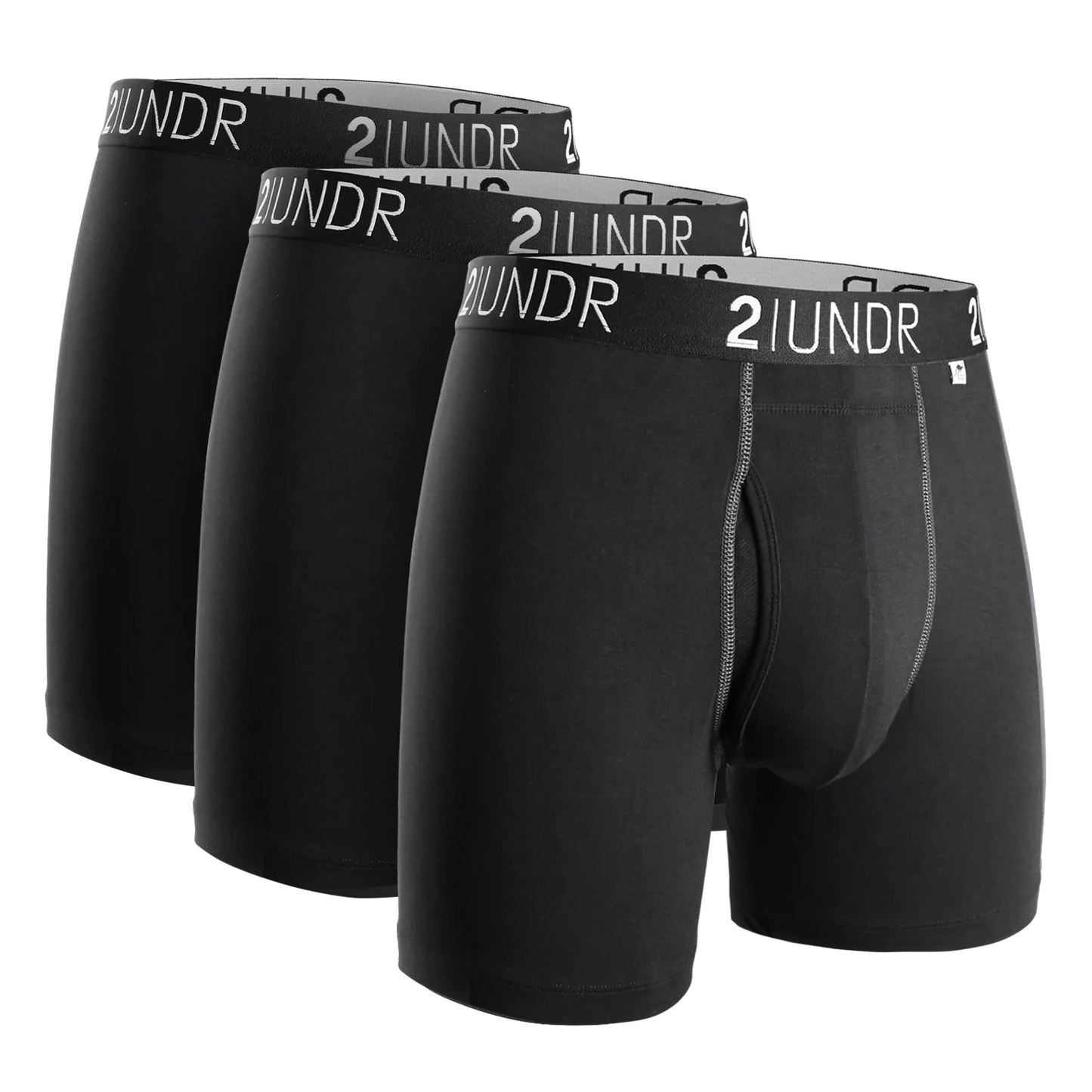 2UNDR Swing Shift 6" Boxer Brief 3 Pack Boxset