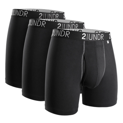 2UNDR Swing Shift 6" Boxer Brief 3 Pack Boxset