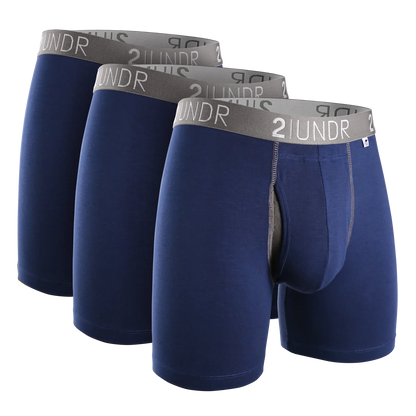 2UNDR Swing Shift 6" Boxer Brief 3 Pack Boxset