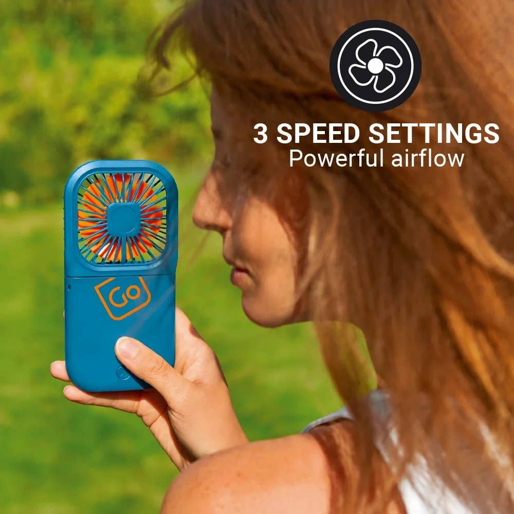 Flexi Fan - Foldable Handheld Fan with Emergency Power Bank