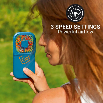 Flexi Fan - Foldable Handheld Fan with Emergency Power Bank