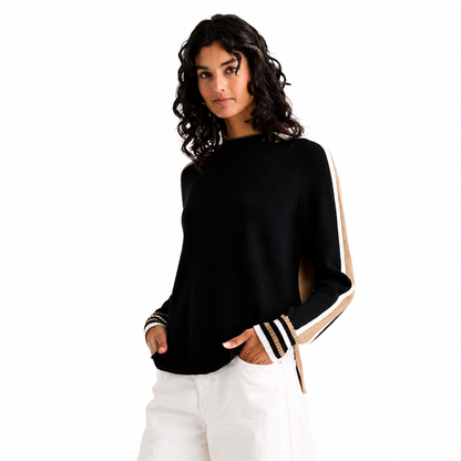 Zaket & Plover Two-Way Funnel Neck Sweater