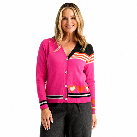 Zaket & Plover Hearts Cardi