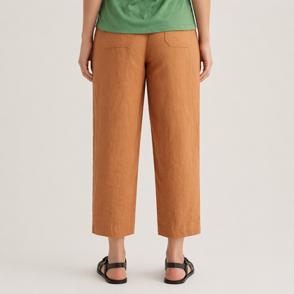 Seasalt Saltings Linen Cropped Trousers