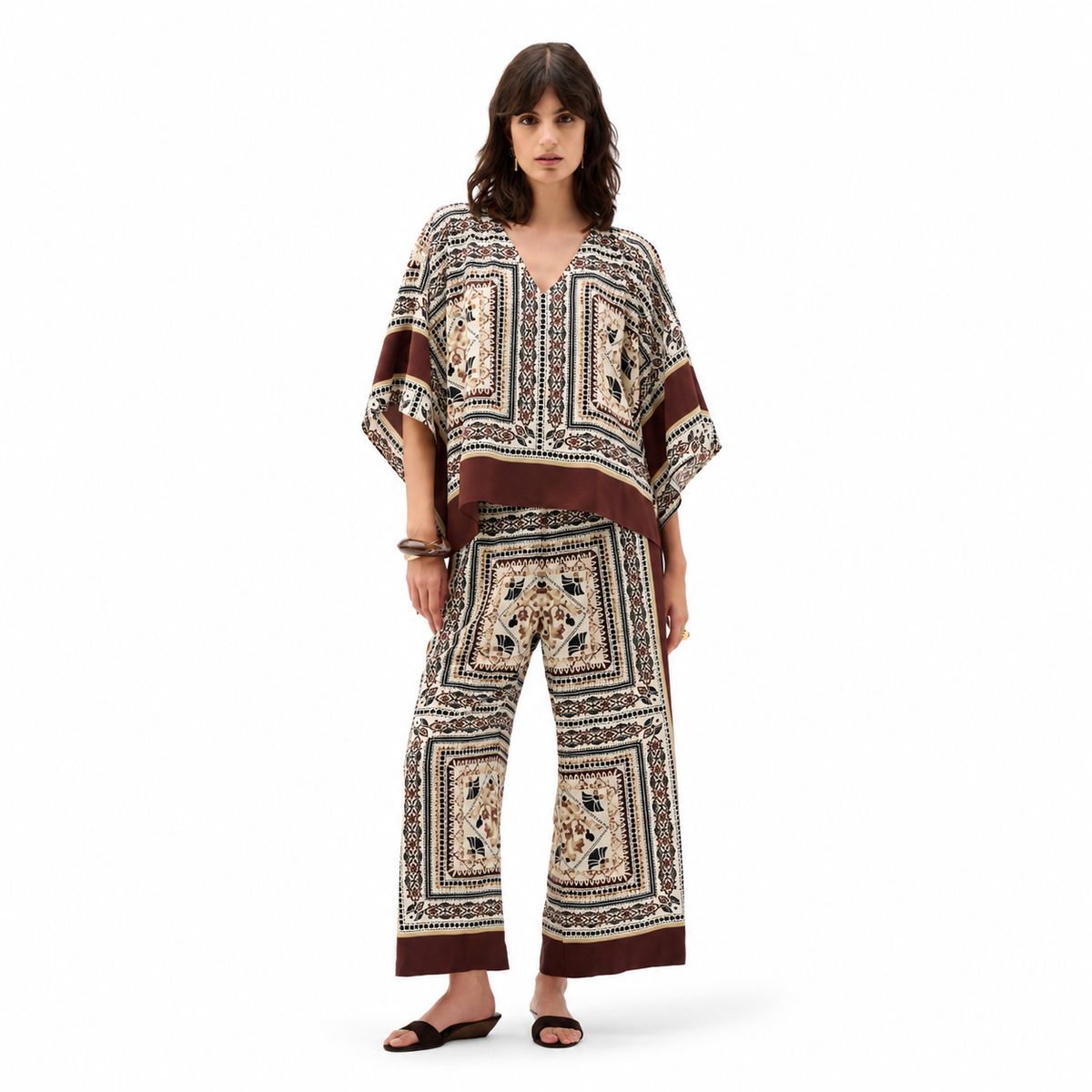 Joseph Ribkoff Georgette Printed Poncho