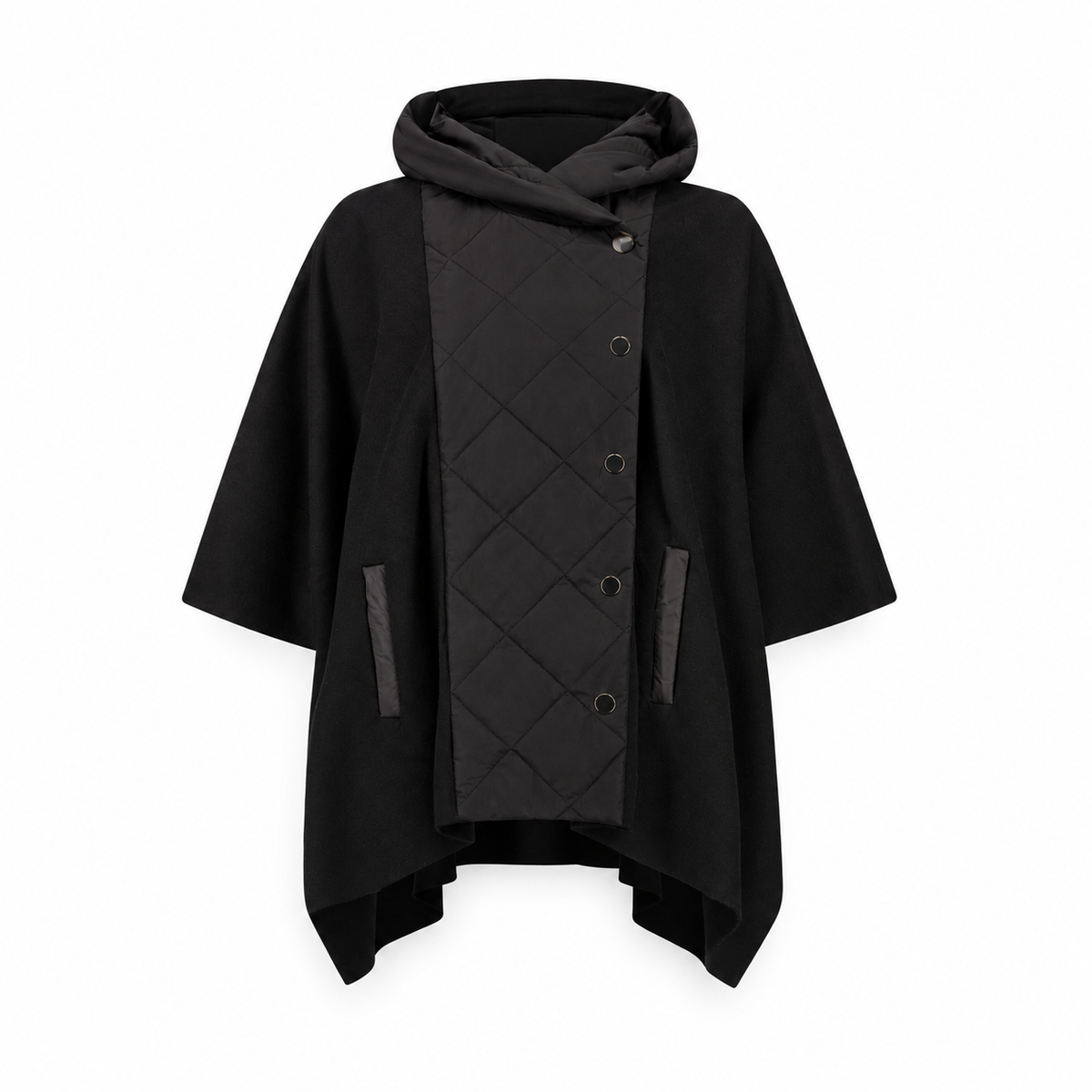 Joseph Ribkoff Sweater Knit Quilted Poncho Jacket Style 263627