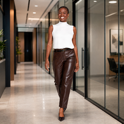 Renuar Luxe Leather Pant