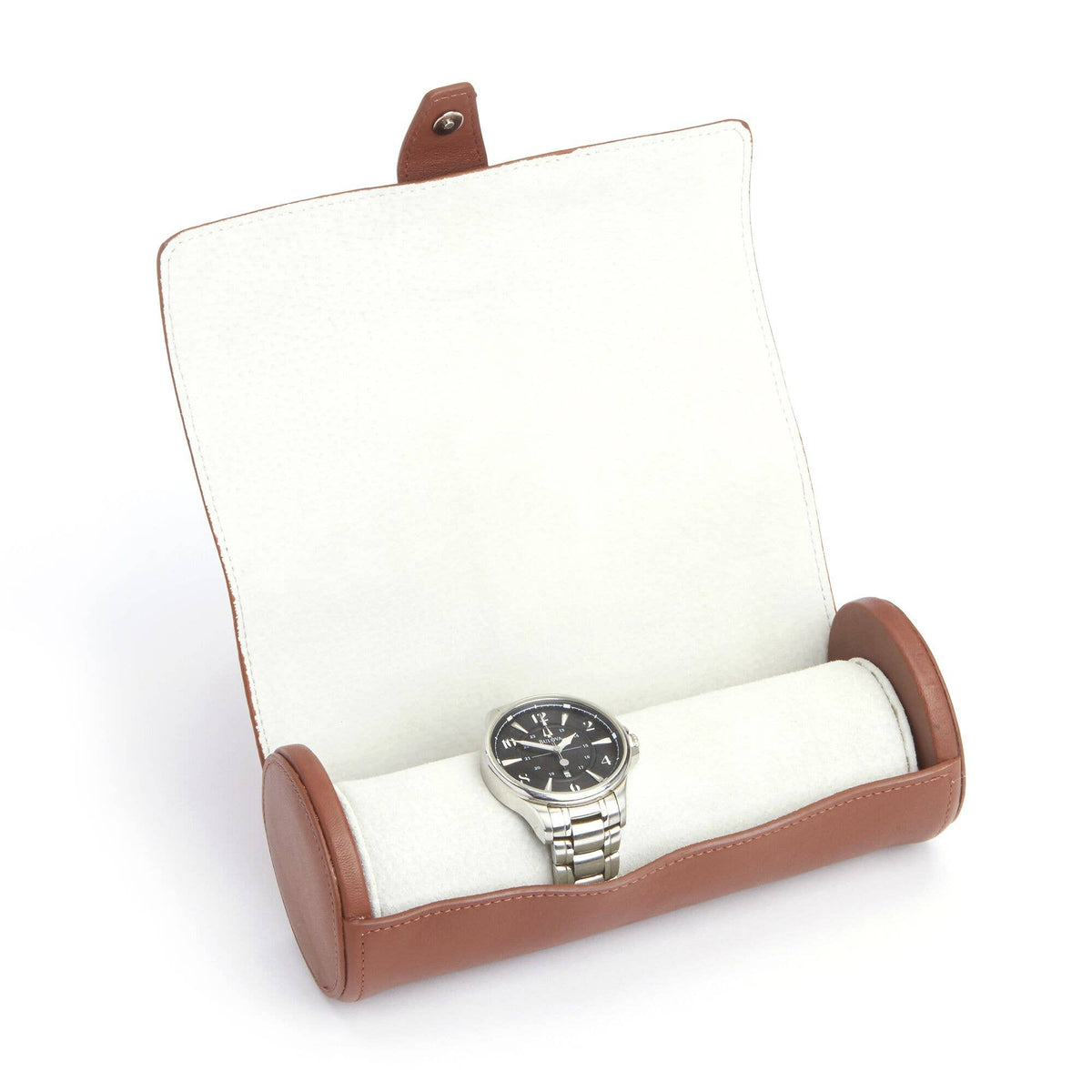 Suede Lined Travel Watch Roll