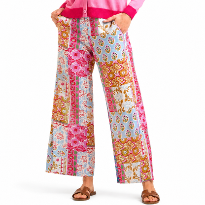 Zaket & Plover Citrus Bloom Print Pant