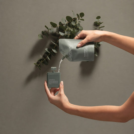 Noshinku Hydrating Hand Sanitizer Pouch Eucalyptus Refill