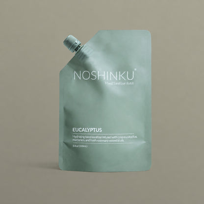 Noshinku Hydrating Hand Sanitizer Pouch Eucalyptus Refill