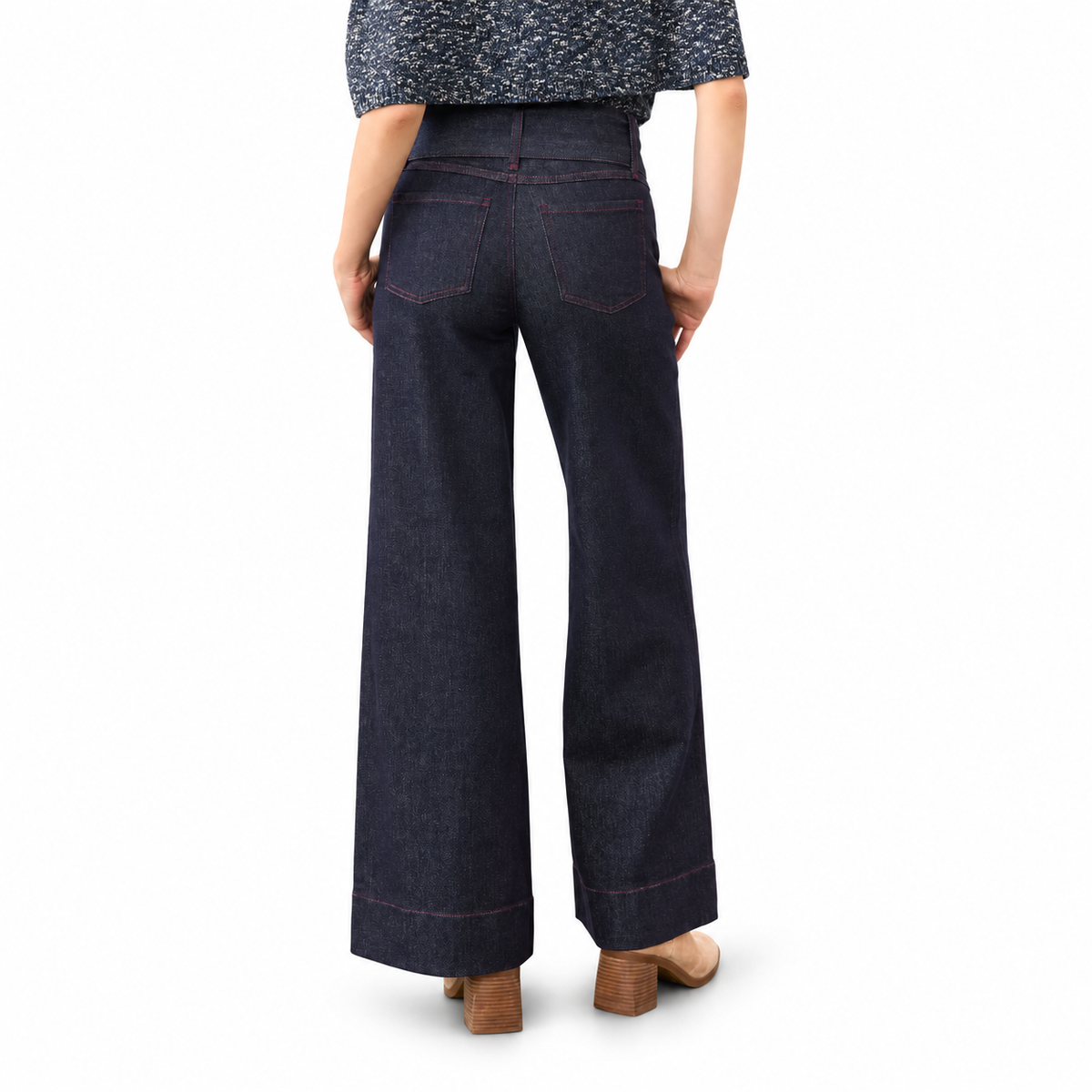 FDJ Olivia Wide Belted Trouser
