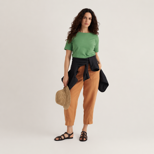 Seasalt Saltings Linen Cropped Trousers
