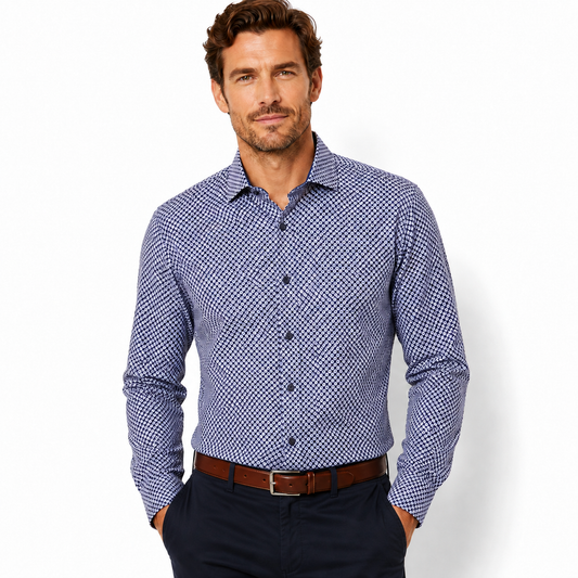Soul of London Sport Shirt - Burgundy