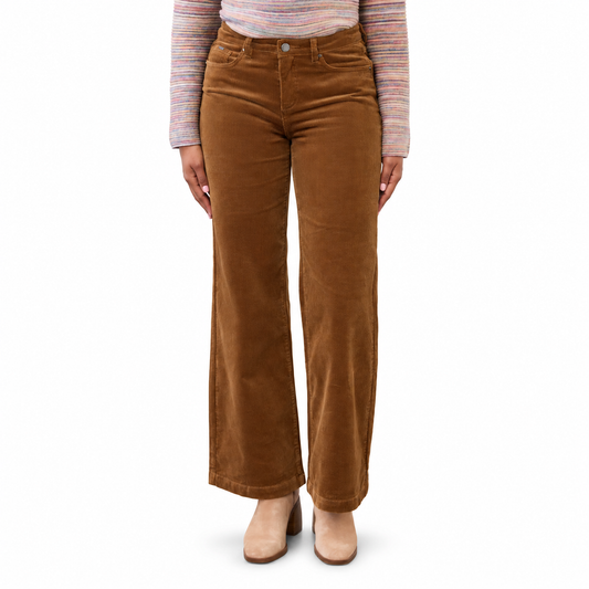 FDJ Olivia Wide Leg Corduroy Pant