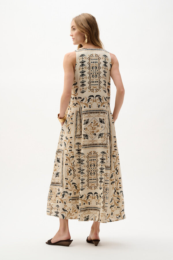 Joseph Ribkoff Floral Sleeveless Maxi Dress, Style #262908