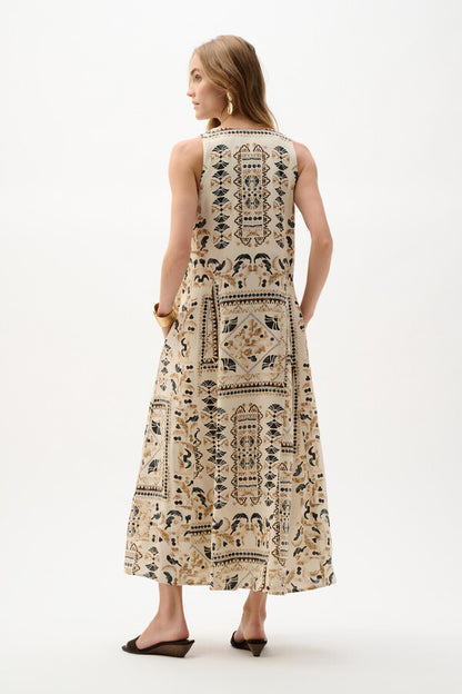 Joseph Ribkoff Floral Sleeveless Maxi Dress, Style #262908