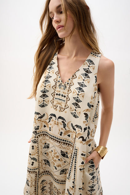 Joseph Ribkoff Floral Sleeveless Maxi Dress, Style #262908