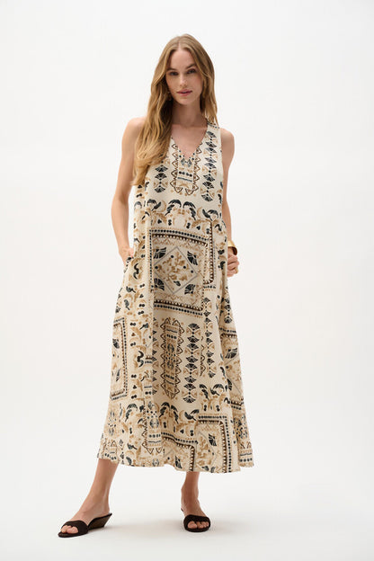 Joseph Ribkoff Floral Sleeveless Maxi Dress, Style #262908