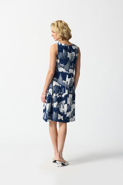 Joseph Ribkoff Cityscape Print Dress, Style #242157